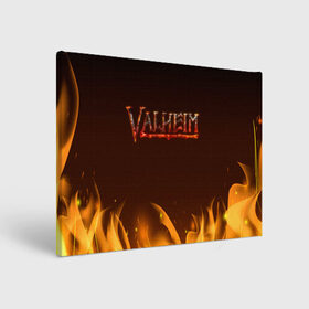 Холст прямоугольный с принтом Valheim: Вальхейм выживание. , 100% ПВХ |  | fejd | valheim | вальхейм | викинг | викинги | выживание | выживач | игра