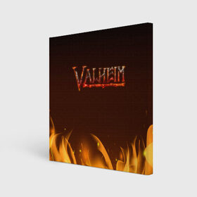 Холст квадратный с принтом Valheim: Вальхейм выживание. , 100% ПВХ |  | fejd | valheim | вальхейм | викинг | викинги | выживание | выживач | игра