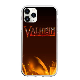 Чехол для iPhone 11 Pro Max матовый с принтом Valheim: Вальхейм выживание. , Силикон |  | fejd | valheim | вальхейм | викинг | викинги | выживание | выживач | игра