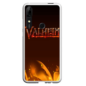 Чехол для Honor P Smart Z с принтом Valheim: Вальхейм выживание. , Силикон | Область печати: задняя сторона чехла, без боковых панелей | fejd | valheim | вальхейм | викинг | викинги | выживание | выживач | игра