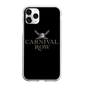 Чехол для iPhone 11 Pro Max матовый с принтом Карнивал Роу - Carnival Row , Силикон |  | carnival row | волшебный | исторический | карнивал роу | крылья | лого | логотип | подарок | сериал | сказка | фея | черный | шляпа