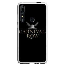 Чехол для Honor P Smart Z с принтом Карнивал Роу - Carnival Row , Силикон | Область печати: задняя сторона чехла, без боковых панелей | carnival row | волшебный | исторический | карнивал роу | крылья | лого | логотип | подарок | сериал | сказка | фея | черный | шляпа