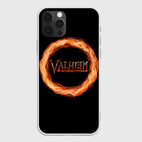 Чехол для iPhone 12 Pro Max с принтом Valheim - огненный круг , Силикон |  | Тематика изображения на принте: valheim | вальхейм | викинги | игра | компьютерный | круг | логотип | минимализм | огненный | огонь | подарок | черный