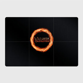 Магнитный плакат 3Х2 с принтом Valheim - огненный круг , Полимерный материал с магнитным слоем | 6 деталей размером 9*9 см | valheim | вальхейм | викинги | игра | компьютерный | круг | логотип | минимализм | огненный | огонь | подарок | черный