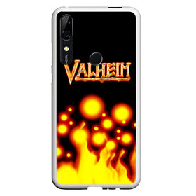 Чехол для Honor P Smart Z с принтом Valheim , Силикон | Область печати: задняя сторона чехла, без боковых панелей | game | logo | valheim | viking | валхейм | вальхейм | викинги | игра valheim | игры | логотипы игр | приключения | скандинавская мифология | фэнтези | экшн