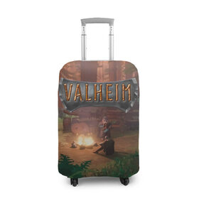 Чехол для чемодана 3D с принтом Valheim Вальхейм , 86% полиэфир, 14% спандекс | двустороннее нанесение принта, прорези для ручек и колес | fantasy | mmo | valheim | valve | валхейм | вальхейм | викинги | выживалка | игра | королевская битва | ммо | ролевая игра | фэнтази