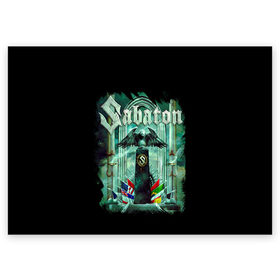 Поздравительная открытка с принтом SABATON , 100% бумага | плотность бумаги 280 г/м2, матовая, на обратной стороне линовка и место для марки
 | dark | hardcore | heroes | history | metal | music | punk | rock | sabaton | sweden | war | война | герои | история | музыка | рок | сабатон | швеция