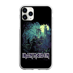 Чехол для iPhone 11 Pro матовый с принтом IRON MAIDEN , Силикон |  | black | dark | death | fantasy | hardcore | heavy metal | iron maiden | metal | music | rock | skuul | usa | метал | музыка | рок | скелет | фентези | череп | черный