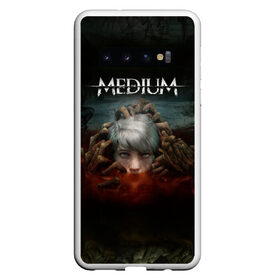 Чехол для Samsung Galaxy S10 с принтом The Medium , Силикон | Область печати: задняя сторона чехла, без боковых панелей | Тематика изображения на принте: духи | марианна | мир | отель | трагедия | эмоции