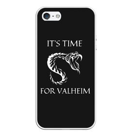 Чехол для iPhone 5/5S матовый с принтом Its time for Valheim , Силикон | Область печати: задняя сторона чехла, без боковых панелей | elder | loki | odin | the | thor | valheim | биврёст | валхейм | вальхейм | викинги | всеотец | дракар | древний | древо | ётун | йотун | локи | мира | один | тор | фенир | хель | черный лес | эйктюр