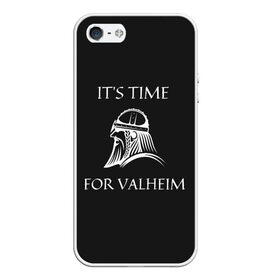 Чехол для iPhone 5/5S матовый с принтом Its time for Valheim , Силикон | Область печати: задняя сторона чехла, без боковых панелей | elder | loki | odin | the | thor | valheim | биврёст | валхейм | вальхейм | викинги | всеотец | дракар | древний | древо | ётун | йотун | локи | мира | один | тор | фенир | хель | черный лес | эйктюр