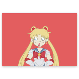 Поздравительная открытка с принтом Sailor Moon Сейлор Мун , 100% бумага | плотность бумаги 280 г/м2, матовая, на обратной стороне линовка и место для марки
 | anime | sailor moon | аниме | анимэ | венера | луна | лунная призма | марс | сейлор мун | серебрянное тысячелетие | серенити | сэйлор | усаги цукино | чиби мун | эндимион