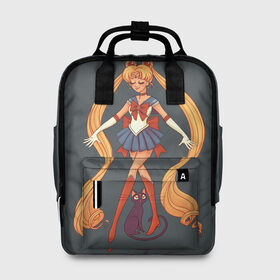 Женский рюкзак 3D с принтом Sailor Moon Сейлор Мун , 100% полиэстер | лямки с регулируемой длиной, сверху ручки, чтобы рюкзак нести как сумку. Основное отделение закрывается на молнию, как и внешний карман. Внутри два дополнительных кармана, один из которых закрывается на молнию. По бокам два дополнительных кармашка, куда поместится маленькая бутылочка
 | anime | sailor moon | аниме | анимэ | венера | луна | лунная призма | марс | сейлор мун | серебрянное тысячелетие | серенити | сэйлор | усаги цукино | чиби мун | эндимион