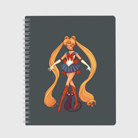 Тетрадь с принтом Sailor Moon Сейлор Мун , 100% бумага | 48 листов, плотность листов — 60 г/м2, плотность картонной обложки — 250 г/м2. Листы скреплены сбоку удобной пружинной спиралью. Уголки страниц и обложки скругленные. Цвет линий — светло-серый
 | anime | sailor moon | аниме | анимэ | венера | луна | лунная призма | марс | сейлор мун | серебрянное тысячелетие | серенити | сэйлор | усаги цукино | чиби мун | эндимион