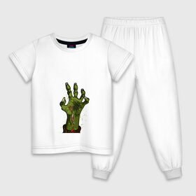 Детская пижама хлопок с принтом Zombi , 100% хлопок |  брюки и футболка прямого кроя, без карманов, на брюках мягкая резинка на поясе и по низу штанин
 | dead | neon | night fever | plants vs. zombies | zombi | вечеринка | граффити | диджей | зеленый | зомбак | зомби | зомбоид | зрители | мертвая музыка | мертвец | мертвый | музыка | музыкант | неон | ночь | пластинка | пульт