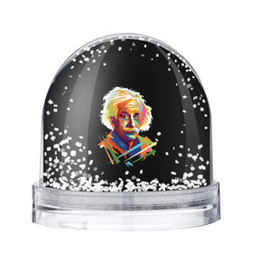 Снежный шар с принтом Law of relativity , Пластик | Изображение внутри шара печатается на глянцевой фотобумаге с двух сторон | celebrity | einstein | great scientist | physicist | scientist