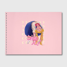 Альбом для рисования с принтом Sailor Moon | Сейлор Мун , 100% бумага
 | матовая бумага, плотность 200 мг. | anime | sailor moon | аниме | анимэ | венера | луна | лунная призма | марс | сейлор мун | серебрянное тысячелетие | серенити | сэйлор | усаги цукино | чиби мун | эндимион