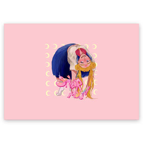 Поздравительная открытка с принтом Sailor Moon Сейлор Мун , 100% бумага | плотность бумаги 280 г/м2, матовая, на обратной стороне линовка и место для марки
 | anime | sailor moon | аниме | анимэ | венера | луна | лунная призма | марс | сейлор мун | серебрянное тысячелетие | серенити | сэйлор | усаги цукино | чиби мун | эндимион