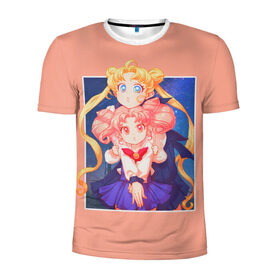 Мужская футболка 3D спортивная с принтом Sailor Moon Сейлор Мун , 100% полиэстер с улучшенными характеристиками | приталенный силуэт, круглая горловина, широкие плечи, сужается к линии бедра | anime | sailor moon | аниме | анимэ | венера | луна | лунная призма | марс | сейлор мун | серебрянное тысячелетие | серенити | сэйлор | усаги цукино | чиби мун | эндимион