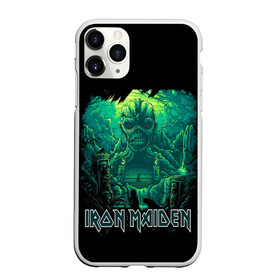 Чехол для iPhone 11 Pro матовый с принтом IRON MAIDEN , Силикон |  | black | dark | death | fantasy | hardcore | heavy metal | iron maiden | metal | music | rock | skuul | usa | метал | музыка | рок | скелет | фентези | череп | черный