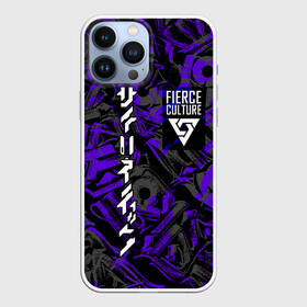 Чехол для iPhone 13 Pro Max с принтом Fierce culture ,  |  | art | calligrafuturism | calligraphy | dark style | fierce | future | text | арт | будущее | искусство | каллиграфия | надпись | надпись на тёмном фоне