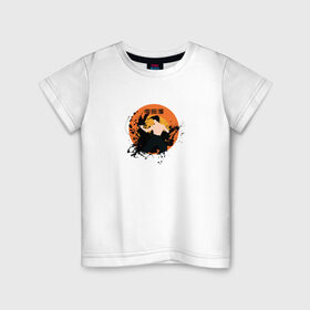 Детская футболка хлопок с принтом Брюс Ли , 100% хлопок | круглый вырез горловины, полуприлегающий силуэт, длина до линии бедер | актер | боевые искусства | боец | брызги | брюс ли | иероглифы | китайская знаменитость | краска