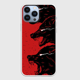 Чехол для iPhone 13 Pro Max с принтом Evil Wolves ,  |  | animal | beast | dark | darkness | evil | moon | nigth | werwolf | wild | wolf | вервольф | вой | волк | волчара | дикий | животное | зверь | клык | клыки | луна | ночь | оборотень | полнолуние