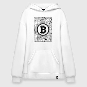 Худи SuperOversize хлопок с принтом BITCOIN CRYPTOCURRENCY | КРИПТОВАЛЮТА (Z) , 70% хлопок, 30% полиэстер, мягкий начес внутри | карман-кенгуру, эластичная резинка на манжетах и по нижней кромке, двухслойный капюшон
 | binance coin | bitcoin | blockchain | btc | cardano | crypto | ethereum | litecoin | polkadot | tether | xrp | биткоин | блокчейн | валюта | деньги | криптовалюта | майнер | майнинг | цифровая валюта | цифровое золото | эфир