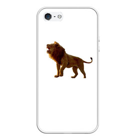 Чехол для iPhone 5/5S матовый с принтом Король  Лев , Силикон | Область печати: задняя сторона чехла, без боковых панелей | disney | king | lion | дисней | лев
