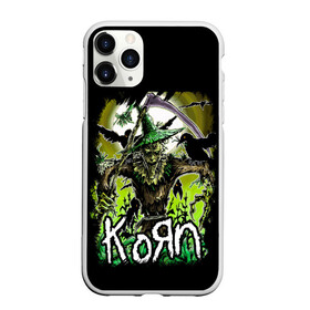 Чехол для iPhone 11 Pro матовый с принтом KoЯn , Силикон |  | band | davies | grunge | hardcore | korn | metal | music | punk | rock | usa | гранж | группа | корн | кукуруза | метал | музыка | панк | рок | сша