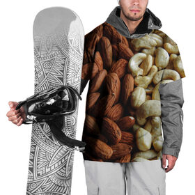 Накидка на куртку 3D с принтом Ореховый микс , 100% полиэстер |  | Тематика изображения на принте: art | casual | арт | градиент | кешью | орехи | структура | текстура | фундук