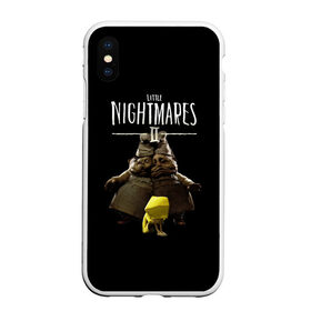 Чехол для iPhone XS Max матовый с принтом Little Nightmares 2 близнецы , Силикон | Область печати: задняя сторона чехла, без боковых панелей | Тематика изображения на принте: little nightmares | little nightmares 2 | игра | литл нигмарес | литл нигмарес 2 | литл нигхтмарес | литл нигхтмарес 2 | ужас | хоррор | шестая