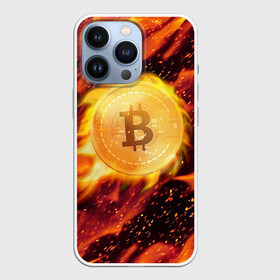 Чехол для iPhone 13 Pro с принтом БИТКОИН ОГОНЬ ,  |  | Тематика изображения на принте: bitcoin | blockchain | btc | cardano | crypto | ethereum | polkadot | tether | xrp | бинанс | биткоин | блокчейн | валюта | деньги | криптовалюта | майнер | майнинг | цифровая валюта | цифровое золото | эфир