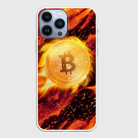 Чехол для iPhone 13 Pro Max с принтом БИТКОИН ОГОНЬ ,  |  | Тематика изображения на принте: bitcoin | blockchain | btc | cardano | crypto | ethereum | polkadot | tether | xrp | бинанс | биткоин | блокчейн | валюта | деньги | криптовалюта | майнер | майнинг | цифровая валюта | цифровое золото | эфир