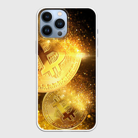 Чехол для iPhone 13 Pro Max с принтом БИТКОИН ЗОЛОТО | BITCOIN GOLD ,  |  | Тематика изображения на принте: bitcoin | blockchain | btc | cardano | crypto | ethereum | polkadot | tether | xrp | бинанс | биткоин | блокчейн | валюта | деньги | криптовалюта | майнер | майнинг | цифровая валюта | цифровое золото | эфир