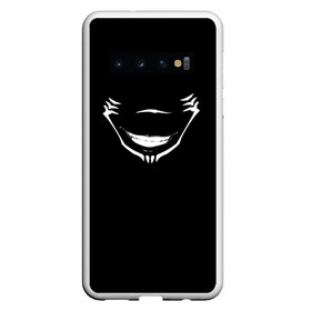 Чехол для Samsung Galaxy S10 с принтом Sukunas face , Силикон | Область печати: задняя сторона чехла, без боковых панелей | face | fushiguro | gojo | itadori | jujutsu | kaisen | kugisaki | megumi | nobaru | satoru | sukuna | yuji | битва | гето | годжо | дзюго | итадори | кенто | кугисаки | лицо | магическая | махито | мегуми | нанами | нобара | сатору | сугуру | сукуна