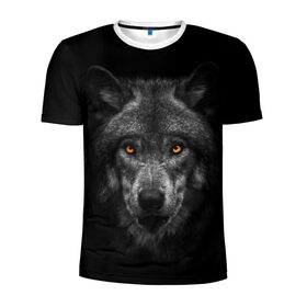 Мужская футболка 3D спортивная с принтом Evil Wolf , 100% полиэстер с улучшенными характеристиками | приталенный силуэт, круглая горловина, широкие плечи, сужается к линии бедра | animal | beast | dark | darkness | evil | moon | nigth | tegunvteg | werwolf | wild | wolf | вервольф | вой | волк | волки | волчара | дикий | животное | зверь | клык | клыки | луна | ночь | оборотень | полнолуние