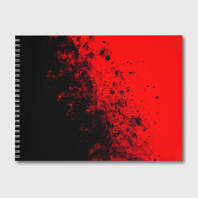 Альбом для рисования с принтом Пятна Крови , 100% бумага
 | матовая бумага, плотность 200 мг. | Тематика изображения на принте: anarchy | blood | chaos | color | colors | neon | paint | анархия | брызги | капли | краска | краски | кровавый | кровь | неон | неоновая | неоновый | палитра | текстура | хаос | цвет | цвета