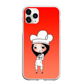 Чехол для iPhone 11 Pro Max матовый с принтом Повар девушка манга , Силикон |  | Тематика изображения на принте: аниме | арт | готовка | градиент | девочка | девушка | детский | еда | кавай | манга | мило | мультяшный | персонаж | повар | рисунок | чиби