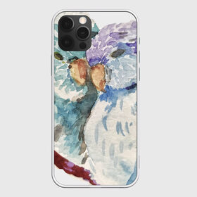 Чехол для iPhone 12 Pro Max с принтом Акварельные попугаи , Силикон |  | love | parrot | watercolour | акварель | арт | любовь | нежность | попугаи
