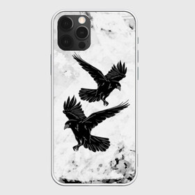 Чехол для iPhone 12 Pro с принтом Gothic crows , силикон | область печати: задняя сторона чехла, без боковых панелей | animals | art | bird | black | crow | dark | halloween | wings | witch | арт | ворона | готика | готические | животные | крылья | нечисть | орел | перья | природа | птица | птица ворон | птичка | тьма | хеллоуин | хищник | черная птица