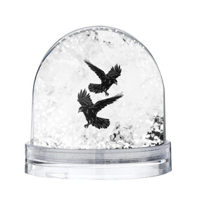 Снежный шар с принтом Gothic crows , Пластик | Изображение внутри шара печатается на глянцевой фотобумаге с двух сторон | animals | art | bird | black | crow | dark | halloween | wings | witch | арт | ворона | готика | готические | животные | крылья | нечисть | орел | перья | природа | птица | птица ворон | птичка | тьма | хеллоуин | хищник | черная птица
