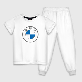 Детская пижама хлопок с принтом BMW , 100% хлопок |  брюки и футболка прямого кроя, без карманов, на брюках мягкая резинка на поясе и по низу штанин
 | bavaria | bayerische motoren werke | bmw | bmw ag | bmw logo | баварец | беха | бнв | бумер | бэха