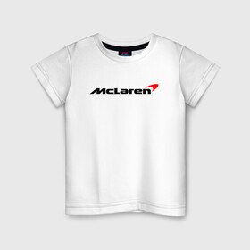 Детская футболка хлопок с принтом Формула 1 Макларен , 100% хлопок | круглый вырез горловины, полуприлегающий силуэт, длина до линии бедер | f1 | formula 1 | mclaren | даниэль риккардо | ландо норрис | логотип | макларен | мерседес | ф1 | формула 1
