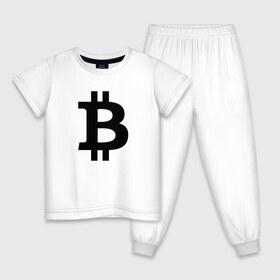 Детская пижама хлопок с принтом БИТКОИН | BITCOIN , 100% хлопок |  брюки и футболка прямого кроя, без карманов, на брюках мягкая резинка на поясе и по низу штанин
 | Тематика изображения на принте: bitcoin | blockchain | btc | cardano | crypto | ethereum | polkadot | tether | xrp | бинанс | биткоин | блокчейн | валюта | деньги | криптовалюта | майнер | майнинг | цифровая валюта | цифровое золото | эфир