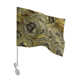 Флаг для автомобиля с принтом БИТКОИНЫ МОНЕТЫ , 100% полиэстер | Размер: 30*21 см | bitcoin | blockchain | btc | cardano | crypto | ethereum | polkadot | tether | xrp | бинанс | биткоин | блокчейн | валюта | деньги | криптовалюта | майнер | майнинг | цифровая валюта | цифровое золото | эфир