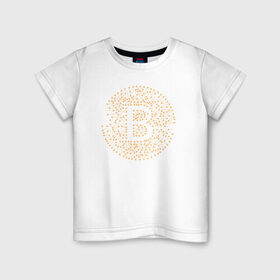 Детская футболка хлопок с принтом БИТКОИН | BITCOIN , 100% хлопок | круглый вырез горловины, полуприлегающий силуэт, длина до линии бедер | Тематика изображения на принте: bitcoin | blockchain | btc | cardano | crypto | ethereum | polkadot | tether | xrp | бинанс | биткоин | блокчейн | валюта | деньги | криптовалюта | майнер | майнинг | цифровая валюта | цифровое золото | эфир