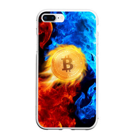 Чехол для iPhone 7Plus/8 Plus матовый с принтом БИТКОИН | BITCOIN FIRE , Силикон | Область печати: задняя сторона чехла, без боковых панелей | Тематика изображения на принте: bitcoin | blockchain | btc | cardano | crypto | ethereum | polkadot | tether | xrp | бинанс | биткоин | блокчейн | валюта | деньги | криптовалюта | майнер | майнинг | цифровая валюта | цифровое золото | эфир