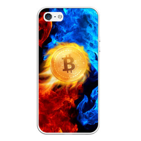 Чехол для iPhone 5/5S матовый с принтом БИТКОИН | BITCOIN FIRE , Силикон | Область печати: задняя сторона чехла, без боковых панелей | Тематика изображения на принте: bitcoin | blockchain | btc | cardano | crypto | ethereum | polkadot | tether | xrp | бинанс | биткоин | блокчейн | валюта | деньги | криптовалюта | майнер | майнинг | цифровая валюта | цифровое золото | эфир