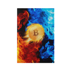 Обложка для паспорта матовая кожа с принтом БИТКОИН | BITCOIN FIRE , натуральная матовая кожа | размер 19,3 х 13,7 см; прозрачные пластиковые крепления | bitcoin | blockchain | btc | cardano | crypto | ethereum | polkadot | tether | xrp | бинанс | биткоин | блокчейн | валюта | деньги | криптовалюта | майнер | майнинг | цифровая валюта | цифровое золото | эфир